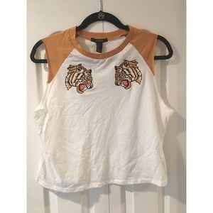 Cropped Tiger T-Shirt